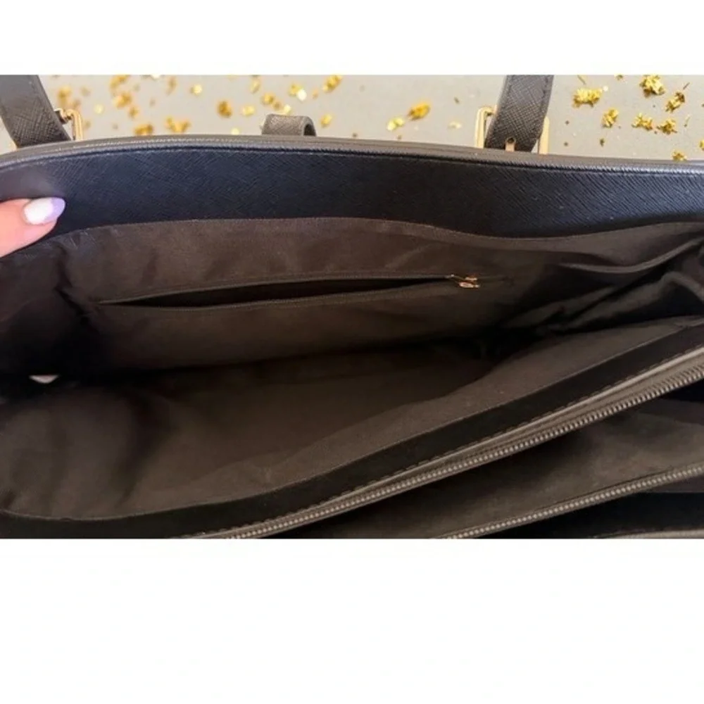 Black Laptop Tote Bag - LIKE NEW!‎